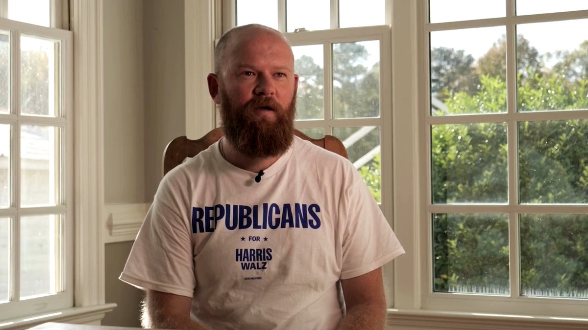 North Carolina Republican voter: I voted for Kamala Harris because I've been turned away by what the Republican Party has become under Donald Trump. This is the most important election of our lifetime
