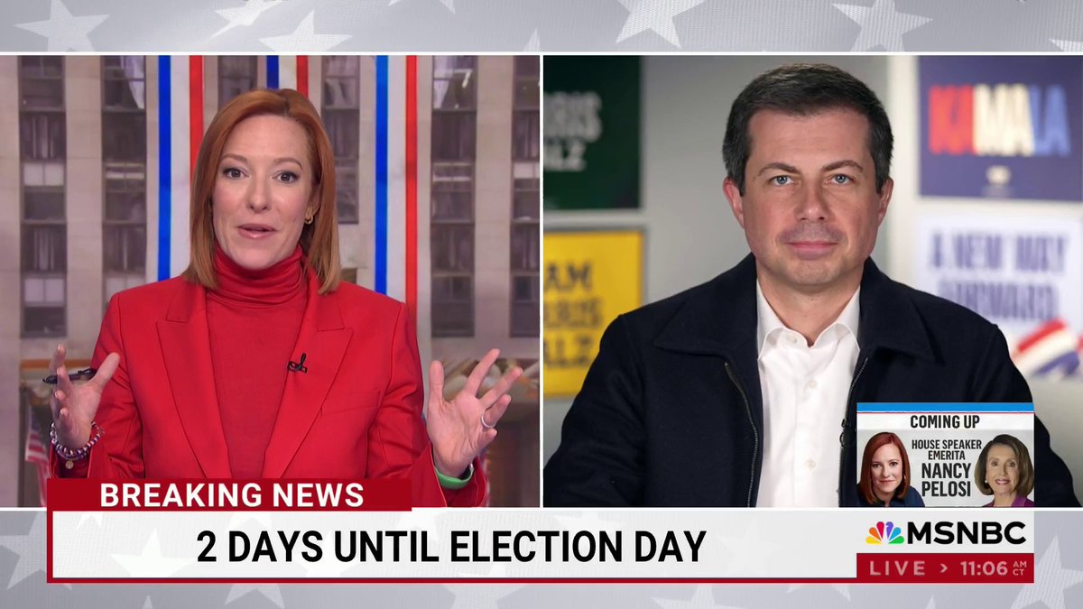 .Pete Buttigieg on new Iowa poll: “On one level it’s remarkable. And on another level, I could see it. Iowa’s full of folks who are not afraid to vote across party lines… and tracks with the fact that we’ve seen an unprecedented number of Republicans out there for Harris.”