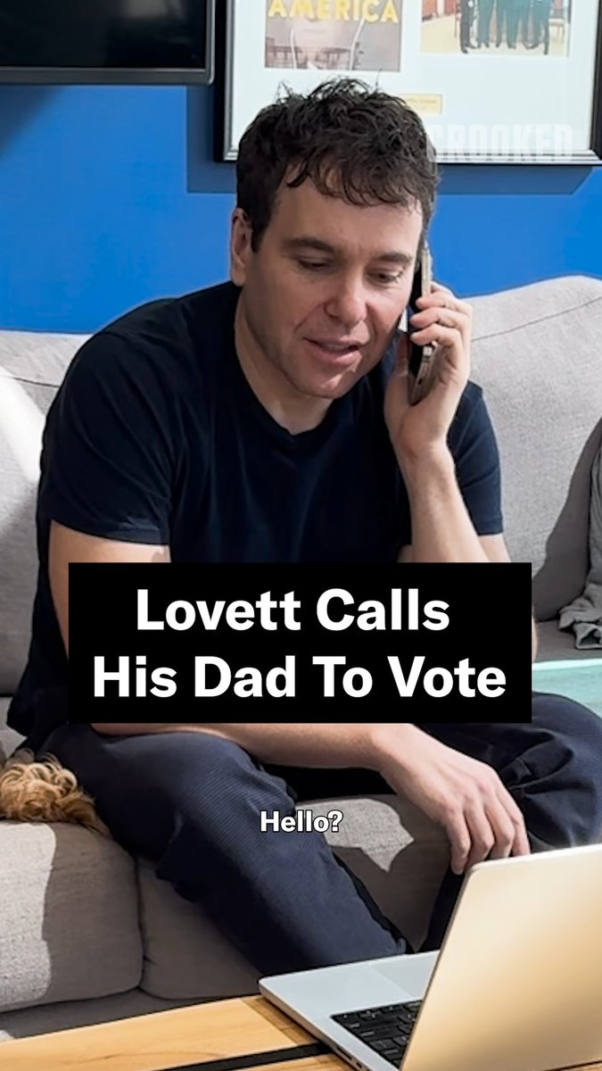 Do us a solid just this once, Dads. #CrookedMedia #Election #Vote #Phonebank