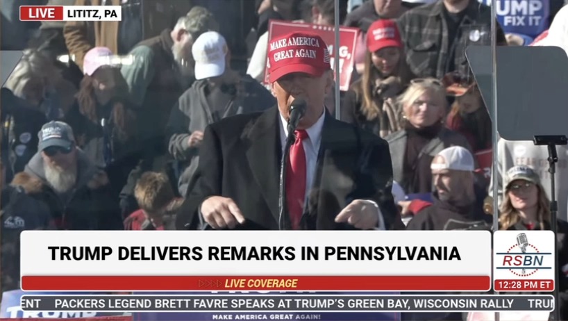 Trump says it “should be illegal” to release polls that look bad for him
