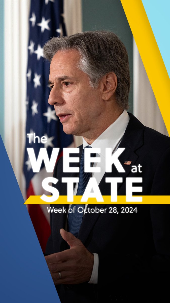 This week at State, Secretary Antony Blinken and Secretary Gina Raimondo highlight the economic benefits of U.S. travel and tourism. Secretary Blinken outlines the Department’s progress on modernizing American Diplomacy for a New Era. And we host a Diwali Reception.