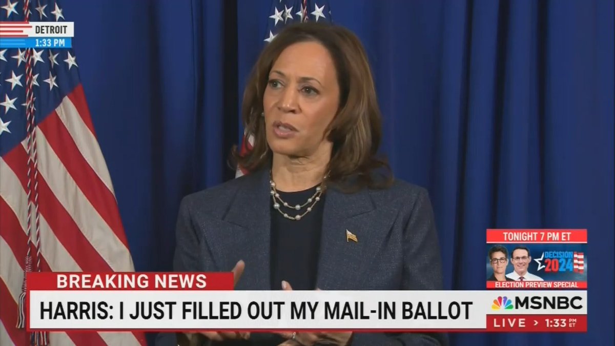 Q: Trump prematurely declared victory in 2020. His recent comments suggest he may do that again. How will you respond? Vice President Harris: I would ask Americans to not fall for Trump’s tactic. He is suggesting that Americans’ vote won’t matter. We have free and fair elections. Trump lost in 2020. Our systems have integrity. The people will determine this election. Your vote counts. It does matter