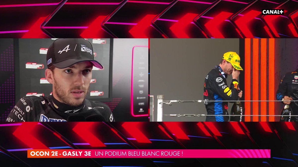 🎙️"C'est très beau" 🤩 Le premier doublé français depuis le Grand Prix d'Espagne 1997 🔥🔥 #BrazilGP #F1