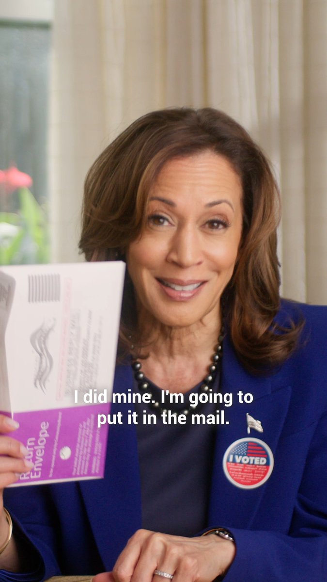 Election Day is Tuesday, November 5. Your voice is your vote, and your vote is your power. I voted by mail. Make your own plan to vote by heading to
