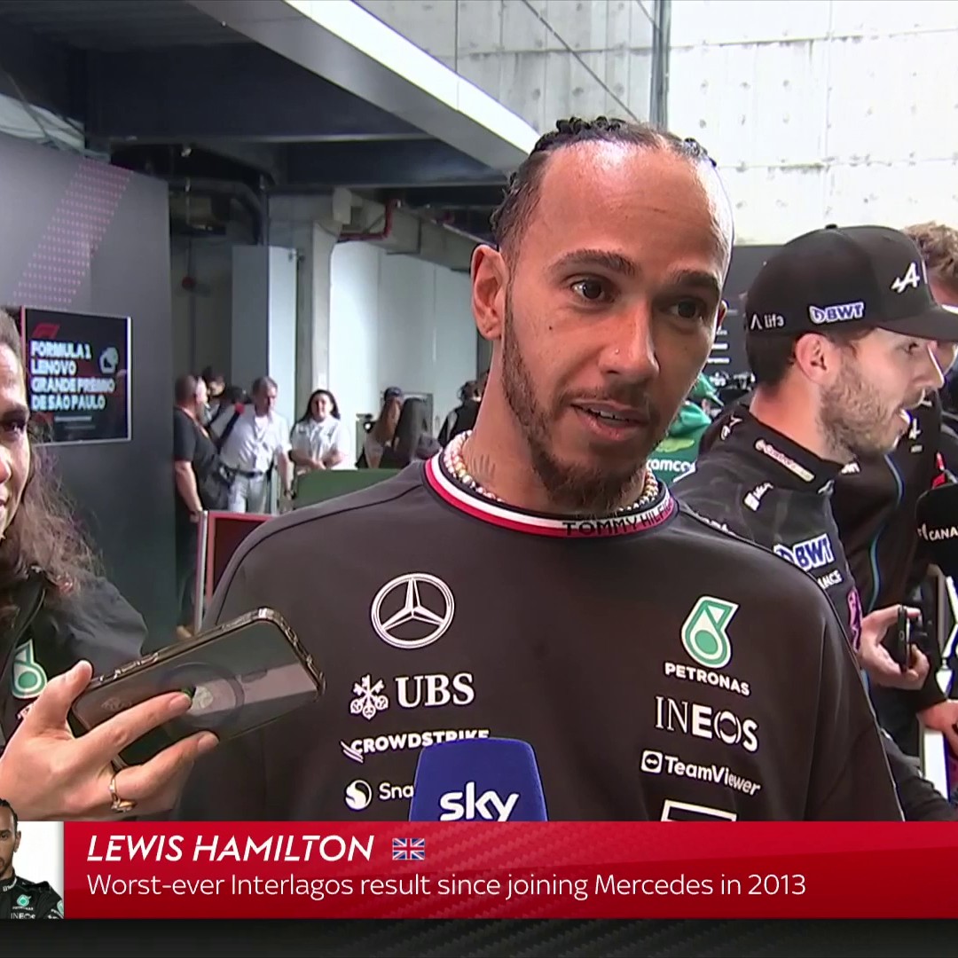 "Like a plank of wood!" Lewis Hamilton's take on the performance of the team's car ๐ชต