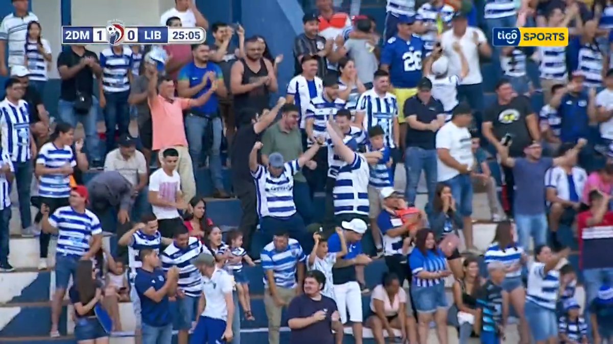 ⚽️🎉¡Festeja Pedro Juan! Con este golazo de Brahian Ayala, 2 de Mayo se puso arriba en el marcador. 📺Tigo Sports ▶️Viví el #ClausuraAPF2024 en