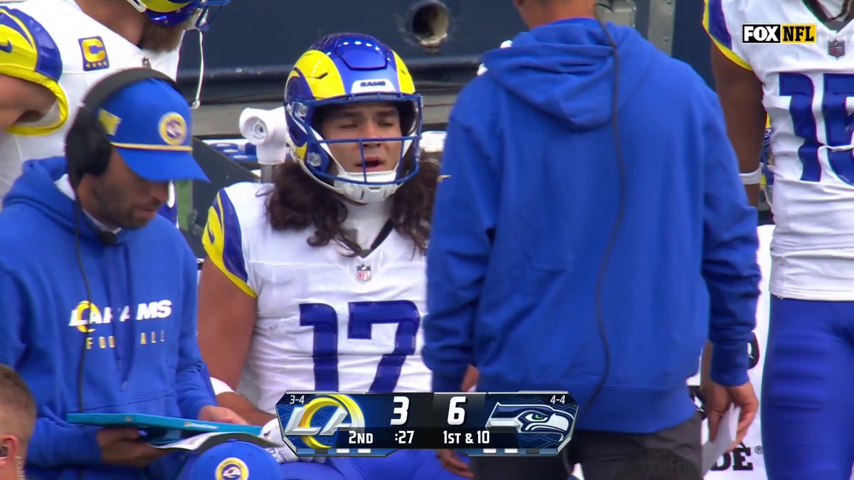 Puka Nacua has been ejected after seemingly throwing a punch (via FOX Sports: NFL)