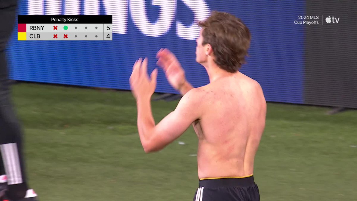 The moment New York Red Bulls sent defending champions Columbus Crew home 🥳 (via Major League Soccer)