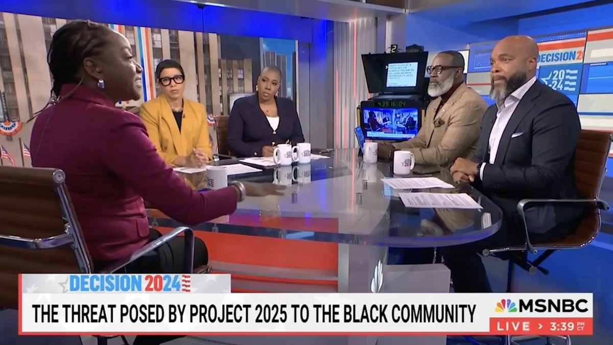 "This is a disastrous manifesto that would take us back decades, if not centuries, in terms of the progress that we've made on civil rights, on constitutional rights. This is a threat to democracy, and it is a special, specific threat to Black people." Janai Nelson on @MSNBC