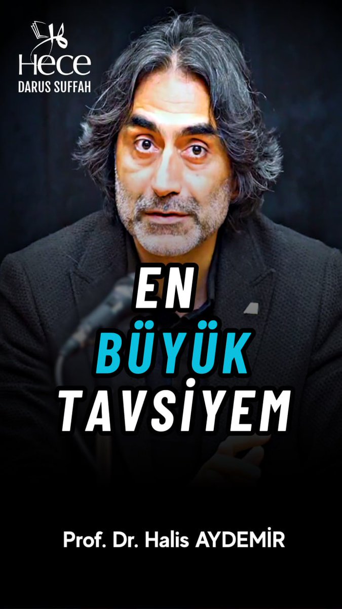 En Büyük Tavsiyem!