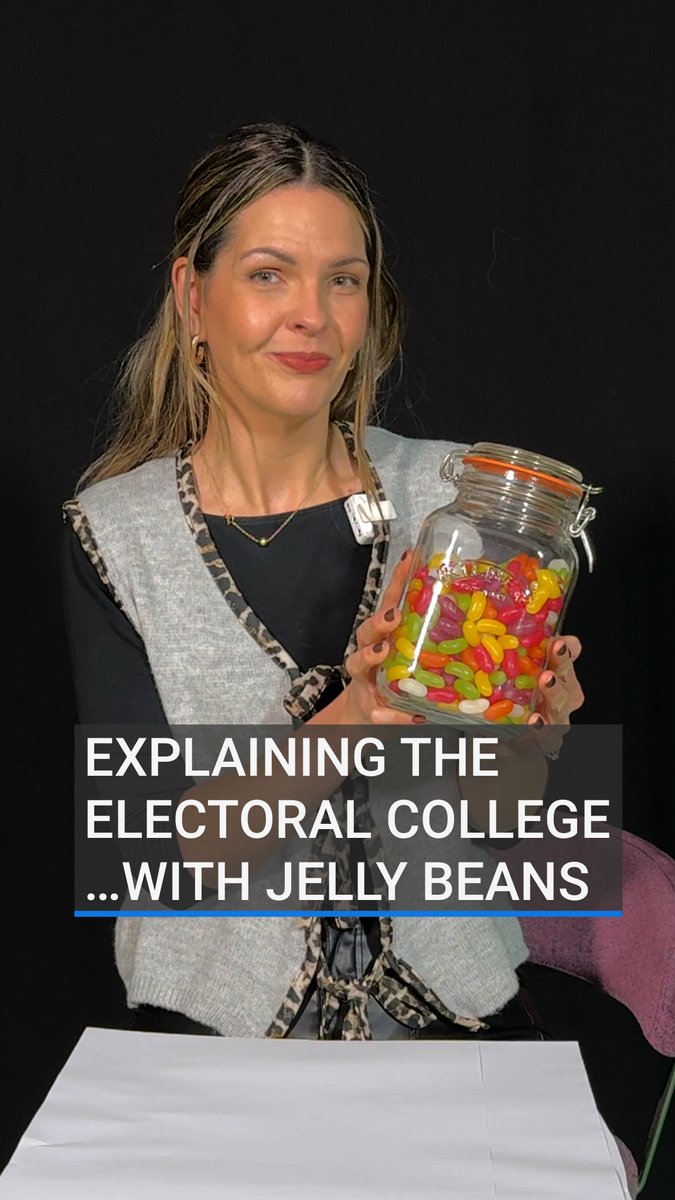 It is possible that the winner of tomorrow’s US presidential election won’t be the candidate with the most votes. That’s because the president is not chosen directly by the popular vote, but by something called the electoral college. Here’s our explainer - using jelly beans.