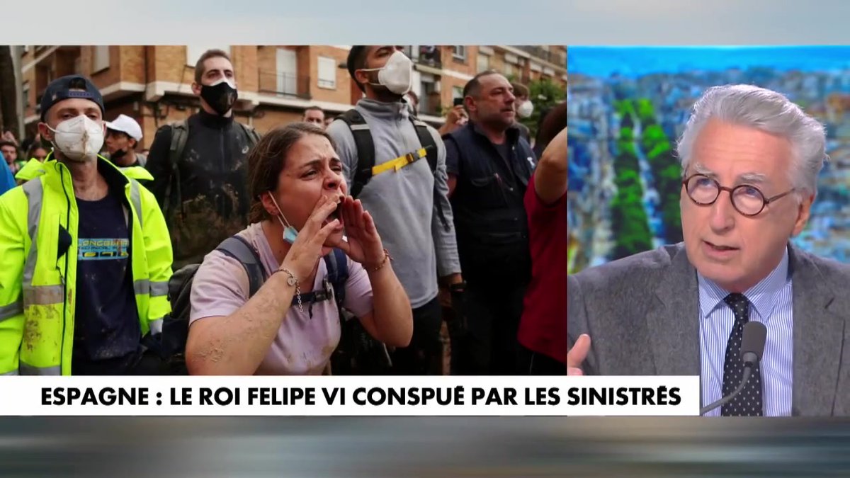 Espagne : "le roi et la reine d'Espagne on montré une grande compassion dans cette épreuve" déclare Vincent Hervouet #HDPros Pascal Praud #Europe1