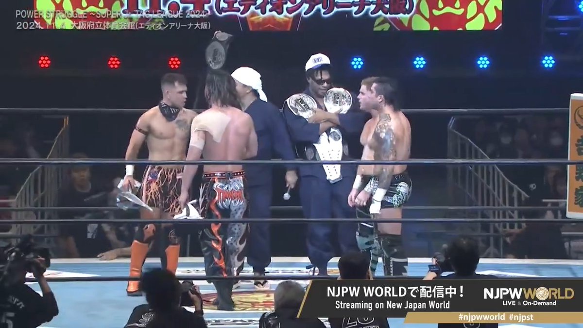 .Robbie Eagles & 藤田晃生/ Kosei Fujita 🦅🟧 × AKIRA (フランシスコ・アキラ) & The Aswang TJP🩸 👑 × Clark Connors & Drilla Moloney 🤟💀 × KUSHIDA & Kevin Knight ケビン・ナイト ⌚️🚀 Sign up Now & Stay tuned to #NJPW #njpwworld #njpst