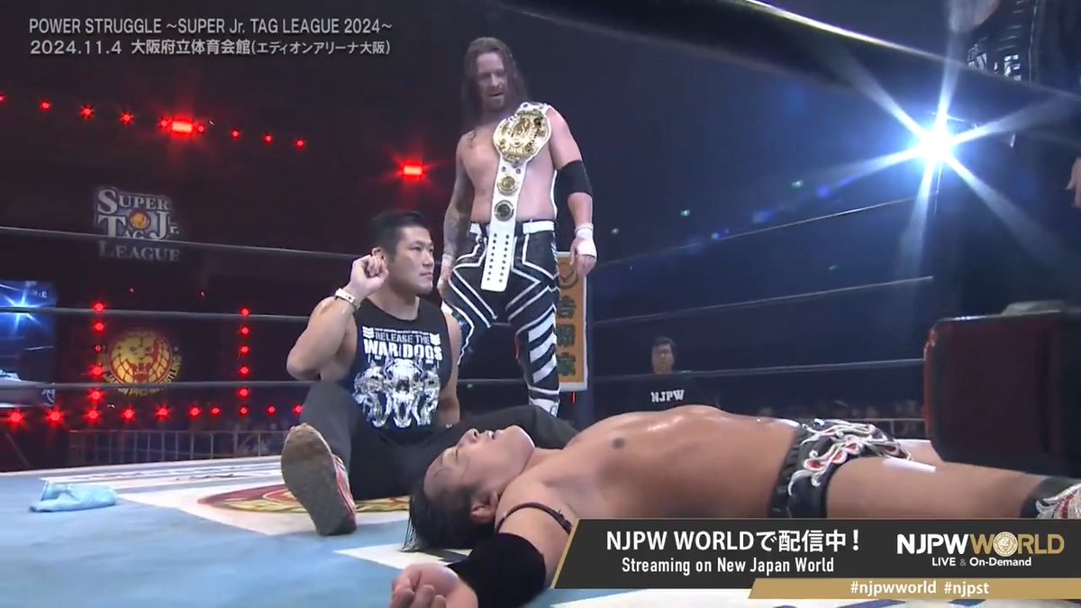 "BULLET CLUB WAR DOGS NEW Member" SANADA🤘💀 Sign up Now & Stay tuned to #NJPW #njpwworld #njpst