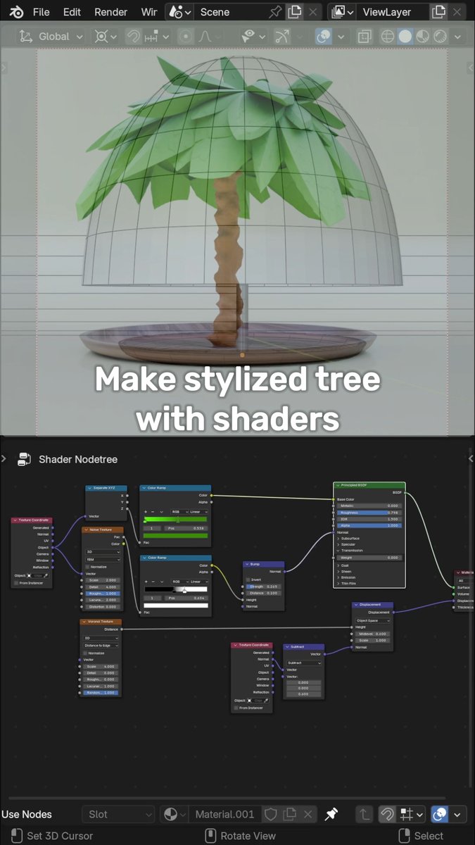 How to make stylized trees with shaders