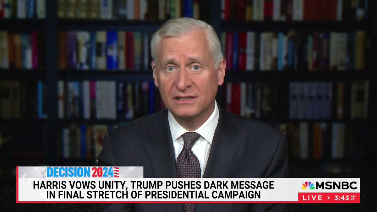 "To me it is beyond clear that people who revered Reagan, people who voted for the Bushes, who voted for McCain, who voted for Romney, this is not your guy, this is not your party. Don't just stay out of some kind of old loyalty because it's not the same institution."-Jon Meacham