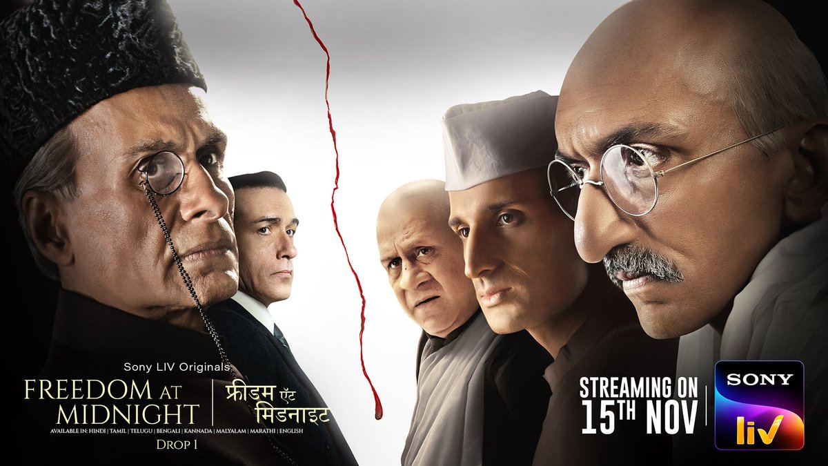 The History You May Not Know The History You Should Know Presenting the first drop of the electrifying story of India’s Independence - Freedom At Midnight streaming on 15th November on Sony LIV #FreedomAtMidnightOnSonyLIV #FAMOnSonyLIV