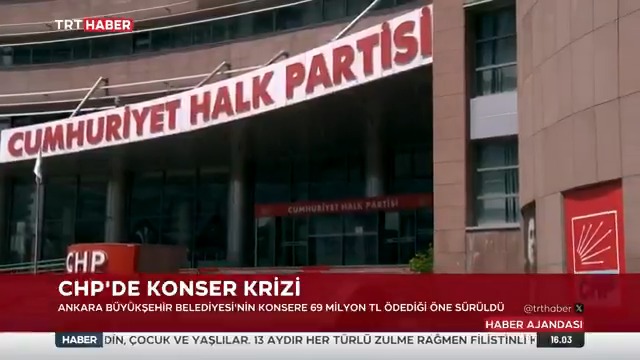 Ankara Büyükşehir Belediyesi'nin 69 milyon lira ödeyerek düzenlendiği öne sürülen Ebru Gündeş konseri CHP'de krize neden oldu.