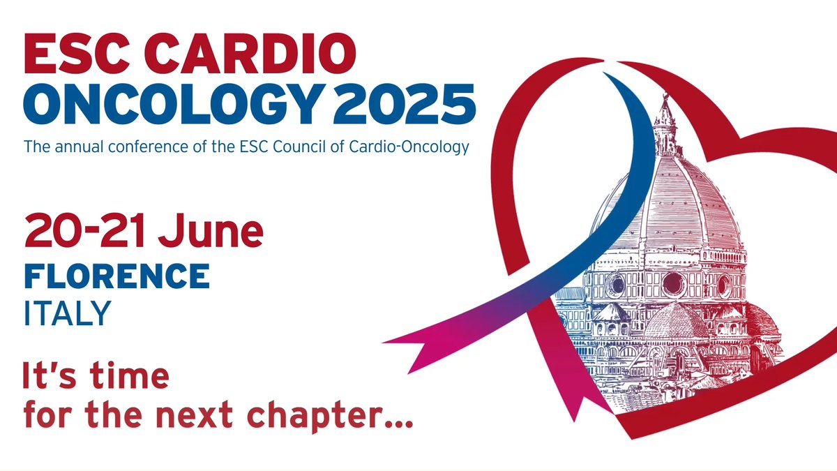 📖 💖 It’s time for the next chapter in cardio-oncology… Join us for the inaugural #ESCardioOnco2025 conference, where specialists in cardiology, oncology, haematology and related fields will come together to share knowledge and build valuable connections in this dynamic and rapidly advancing discipline. Want to make your mark in the first edition? Submit your abstract or clinical case today! 👉 Teresa Lopez Fernandez #ESCCardioOnco