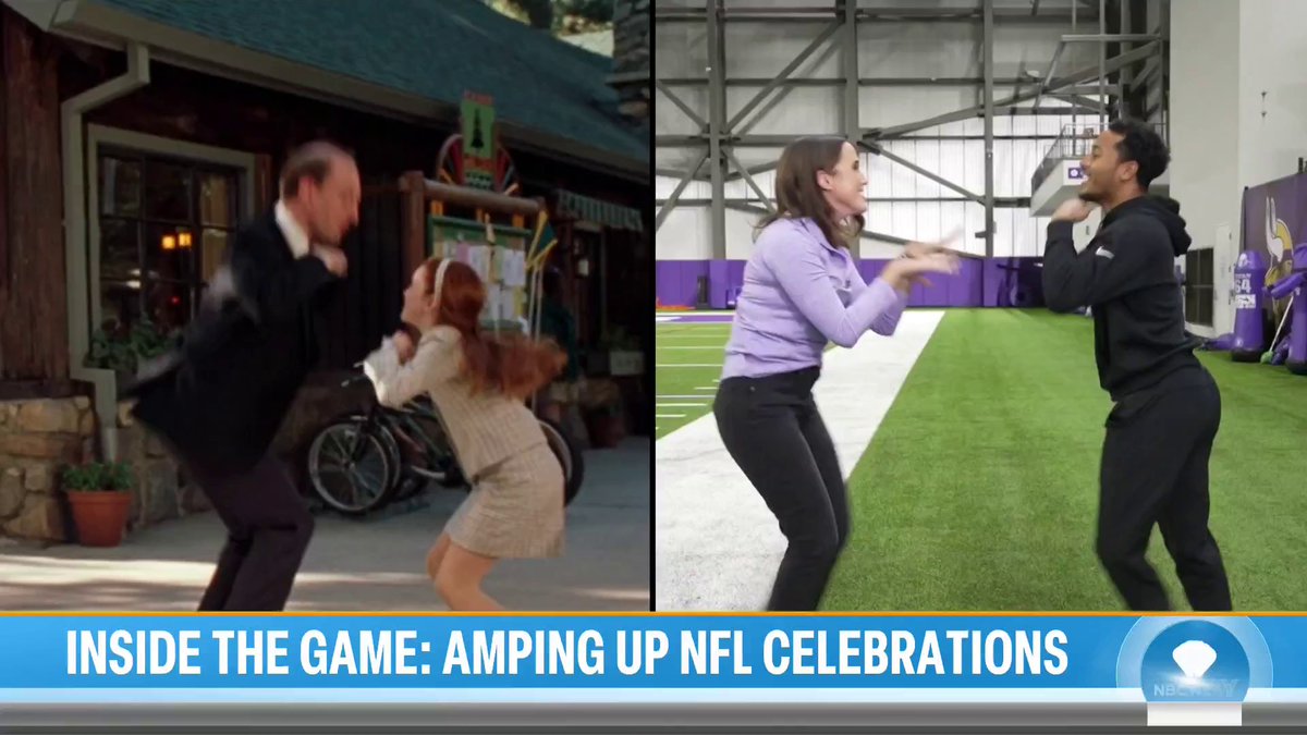 The NFL is now embracing the new generation of players with increasingly elaborate on-field celebrations. @maggie_vespa sits down with Minnesota Minnesota Vikings’ Camryn Bynum Camryn Bynum and Josh Metellus Joshua Metellus whose “Parent Trap” handshake gave fans something extra to cheer for.