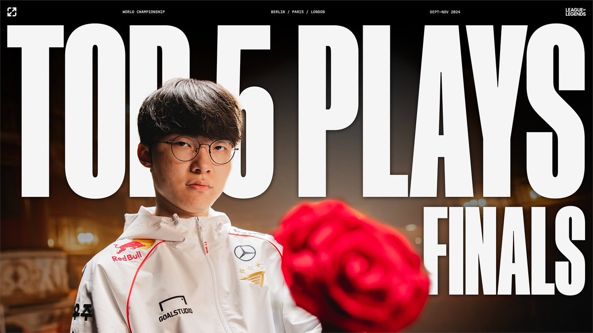 WHAT. A. SERIES. Here are your TOP 5 PLAYS from the #Worlds2024 Finals!