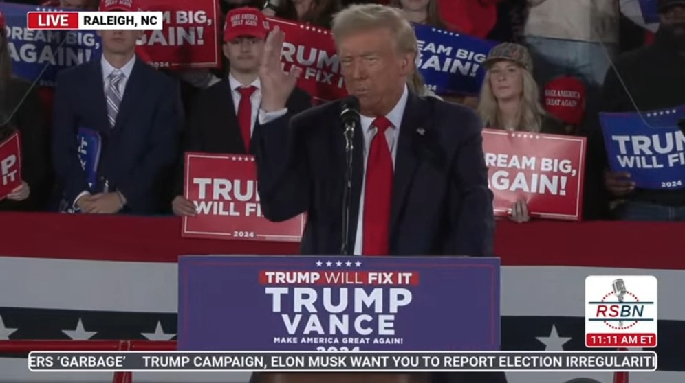 Trump sounds like he is spiraling right now “When I saw that rocket came down, when I saw that sucker come down 22 stories, by the way, you know, if people think it's like, 5 feet high, it's 22 stories that sucker is coming down and it's, those engines were blowing all computers, it's all computers, you know, it's true, I think I said, oh man, it's gonna crash, no, it's going right into the gantry, right. It's gonna crash and then the engines, the fire starts blowing the bottom left, the whole bottom left is blowing and it just pushed it and then it came down and those two big arms, you saw the arms, they grab that thing like you grab your beautiful baby, see, I felt much better years ago, I would have said something else, but I've learned yet, yes or no, I would have been a little bit more risque like you grab your child, you grab your child and I put it in place… He said that’s genius. He said yeah, it's it was a lot of, a lot of brain power went into that. I said, why do you do that? He said, well, we don't want to drop a ship in the ocean… I said, can Russia do that?”