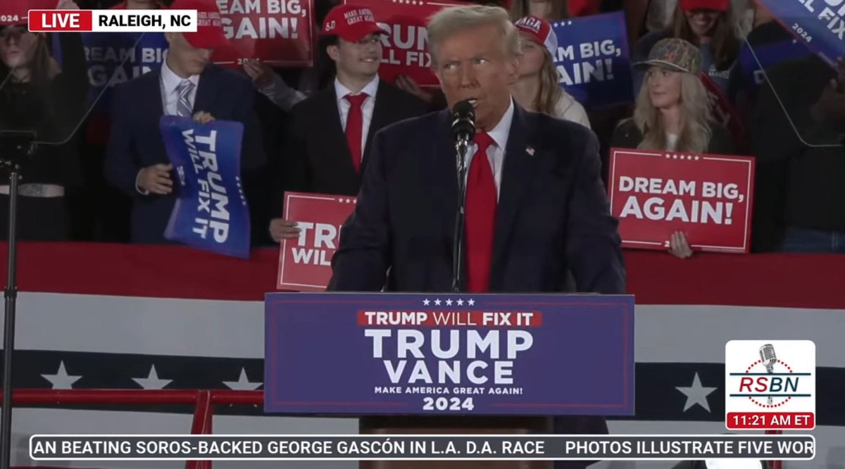 Trump sounds incomprehensible right now “So I just give you a little bit of a thing and by the way, the press will say, oh, he rambled, no, that's not ramble, you know what that is? That was genius, that's the weave, now, see, I, I wove frankly the rest of it I don't really even have to talk about, but that was the ultimate weave and, and think of it”