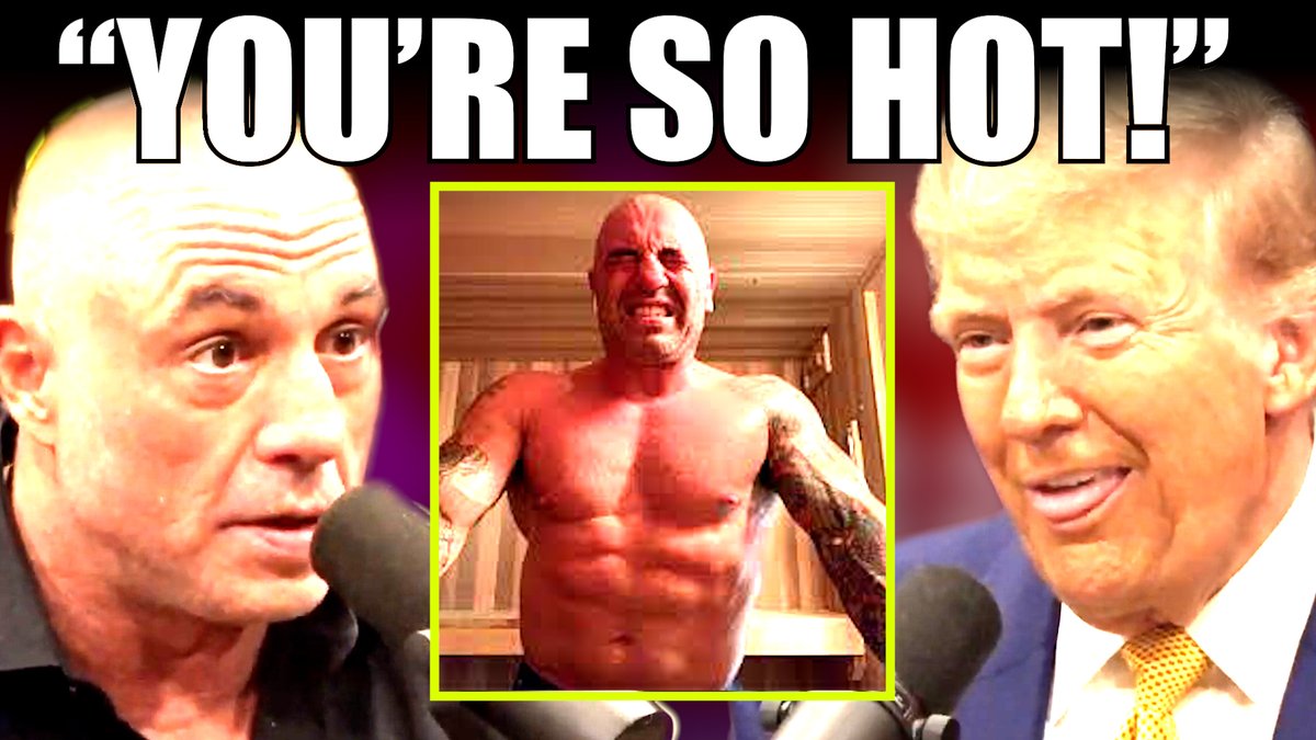 Donald Trump thinks Joe Rogan is a sexy dude... Joe Rogan Donald J. Trump #parody