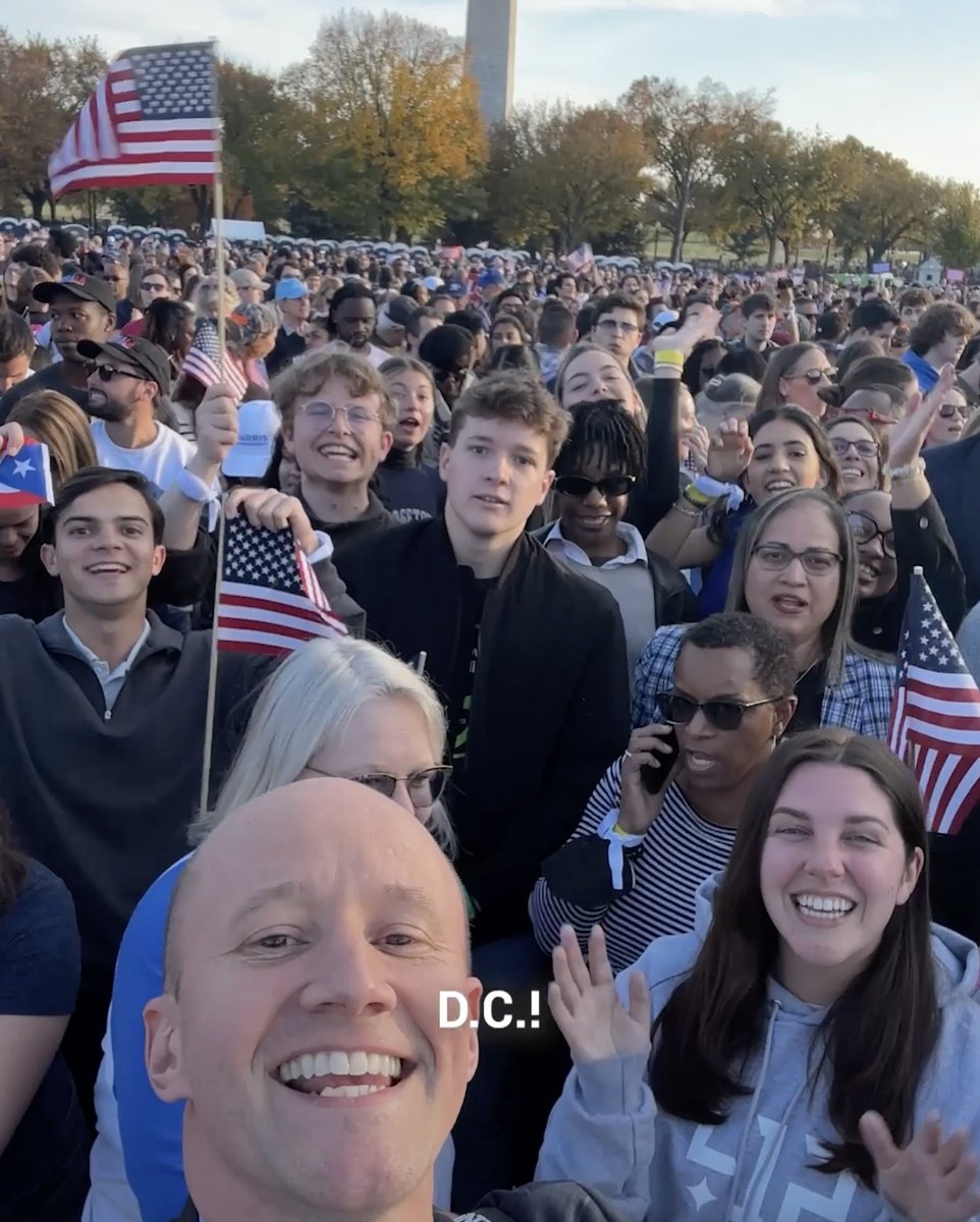 A campaign is a team. And this team, which has been working so hard to get Kamala and Tim elected, is special. Eric is Kamala’s traveling photographer. He’s been on the road for much of the last year, away from his wife and his young daughter Ellora, and he made this beautiful video to tell that story. It’s the same story so many of the staff on a campaign could tell. To all of you: Kamala, Tim, Gwen, and I could not be more grateful.