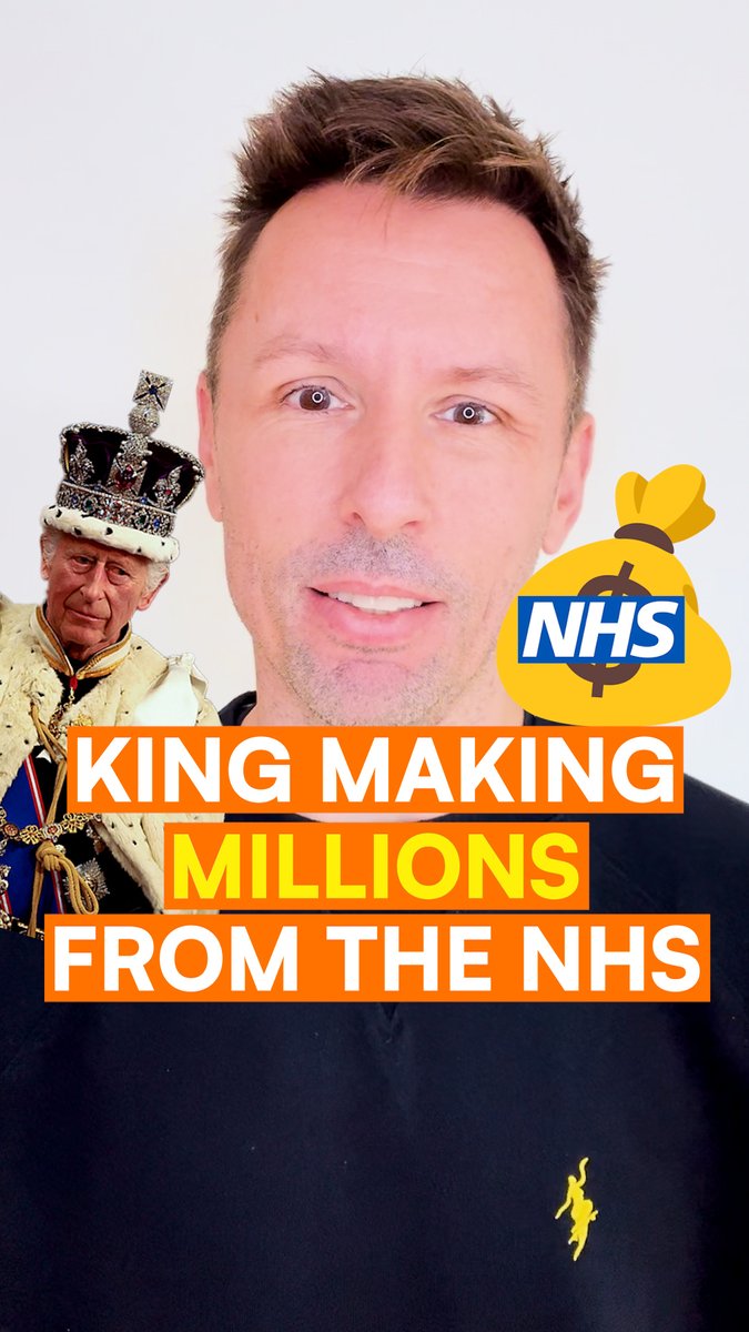 Why is the King profiting from our NHS & charities? Tell the Royals to stop this now: