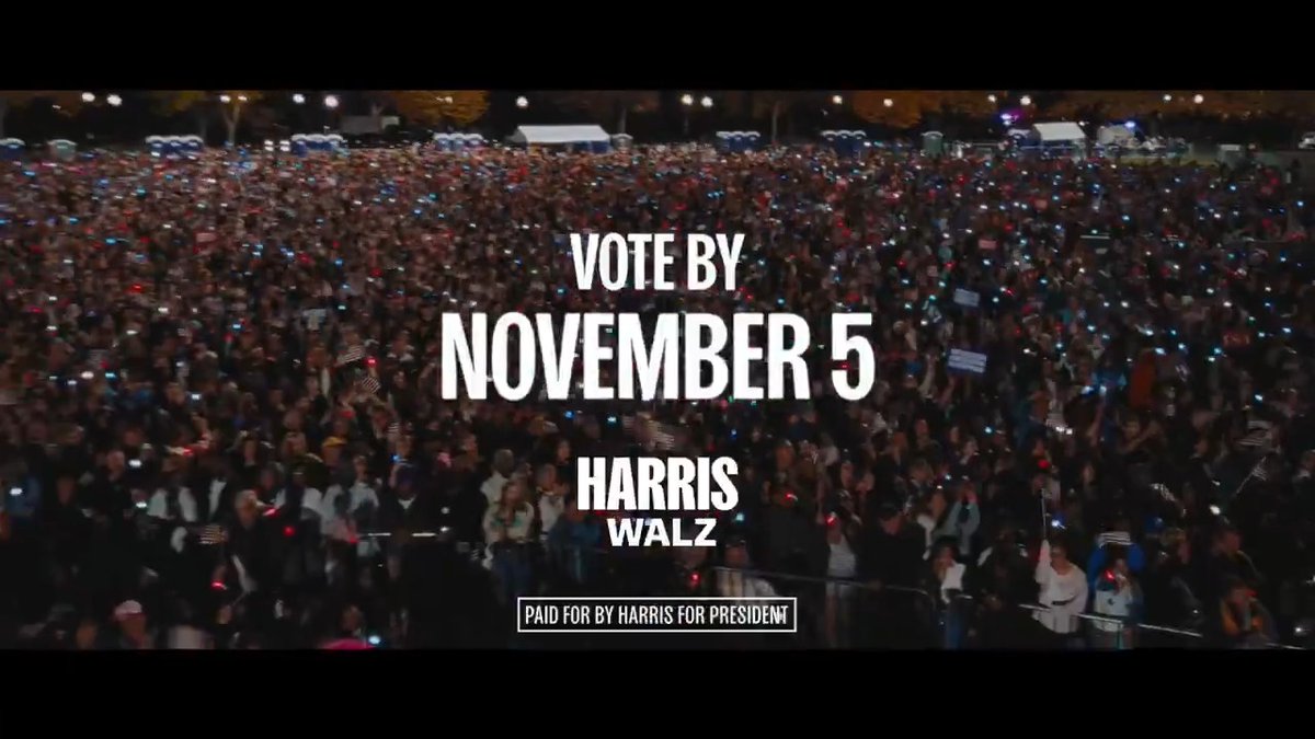 NEW AD: Tomorrow is our chance to reclaim the American dream and restore the promise of freedom. Let’s rise.