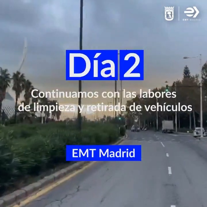 Segunda jornada de trabajo en #Valencia, colaborando con los equipos de emergencias en las zonas afectadas por la #DANA. Continuamos realizando las labores de retirada de centenares de vehículos.