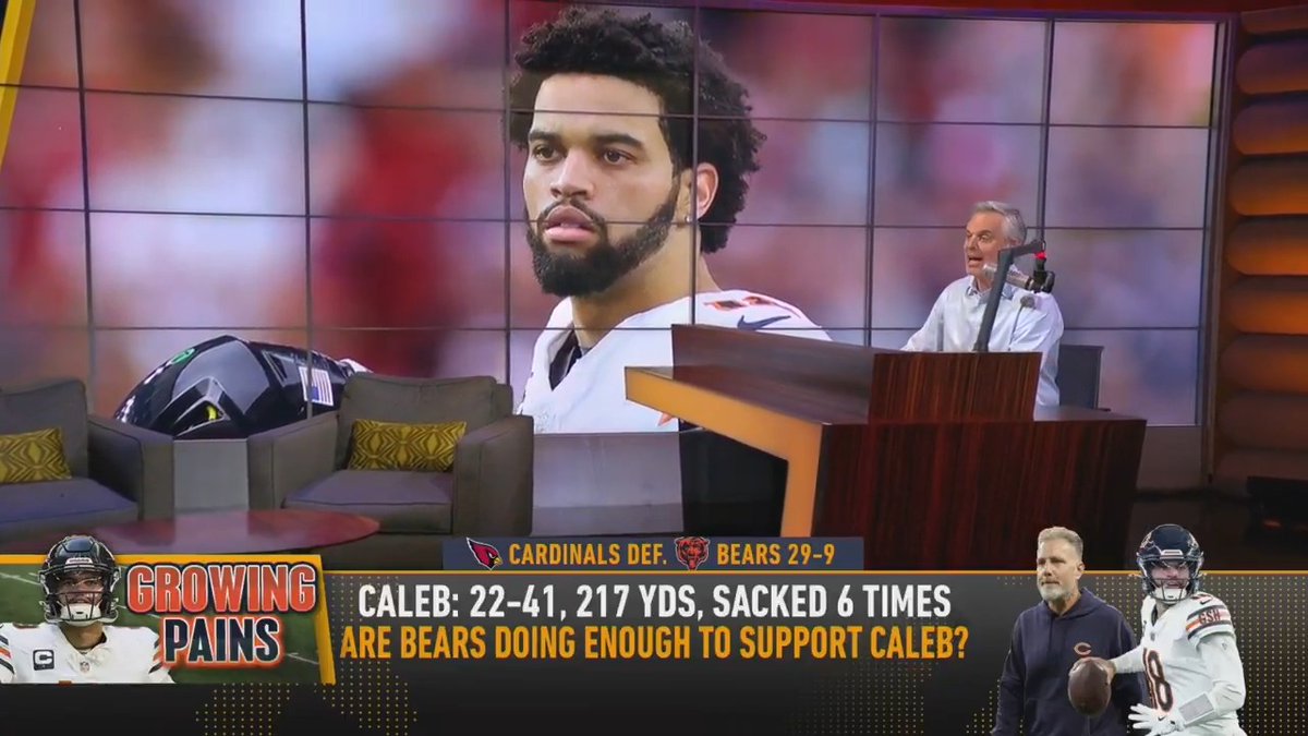 Colin Cowherd: “Caleb Williams looks lost and is regressing badly.” #DaBears #Bears