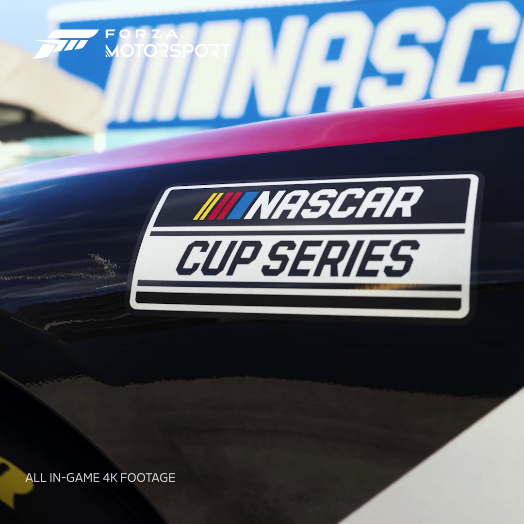 Experience 2024 Next Gen NASCAR in #ForzaMotorsport’s latest update, American Thunder! Race wheel-to-wheel with the 2024 Chevrolet NASCAR Next Gen Camaro ZL1, 2024 Ford NASCAR Next Gen Mustang Dark Horse and 2024 Toyota NASCAR Next Gen Camry XSE.