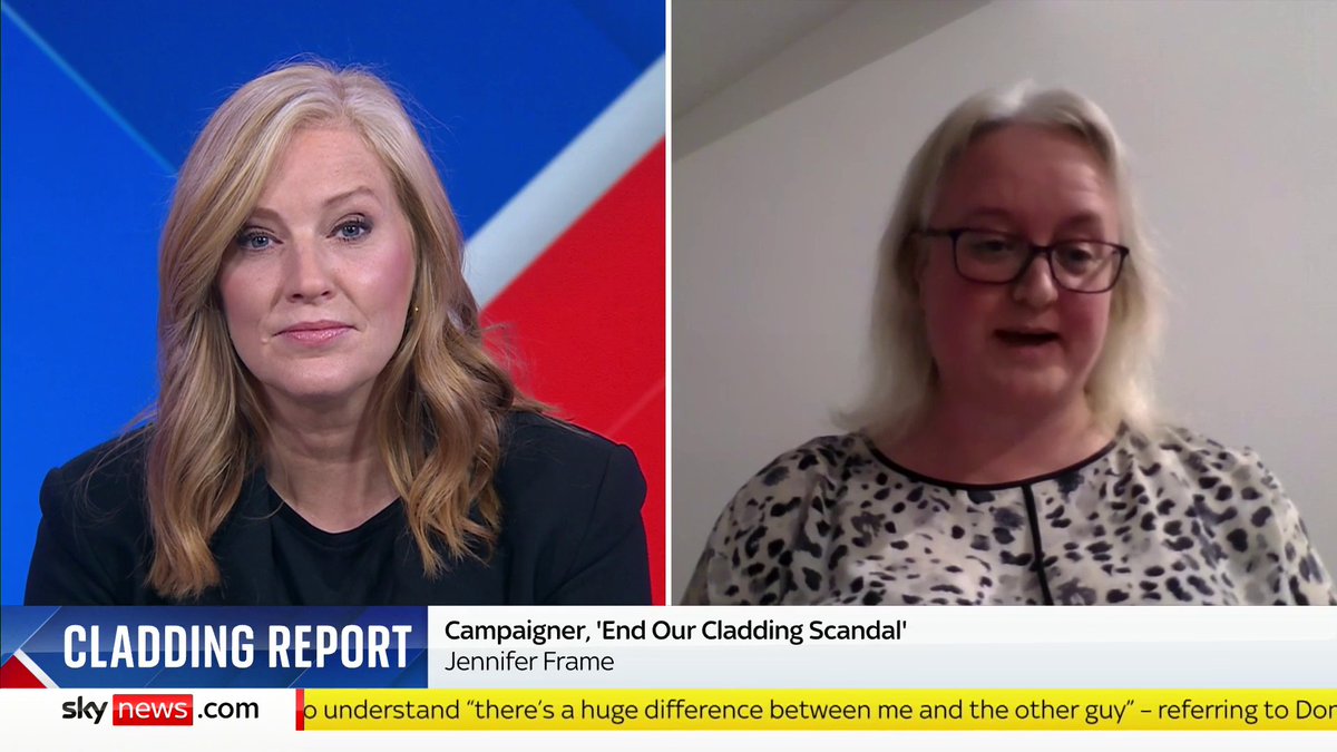 The government's spending watchdog has warned that thousands of buildings are still covered in dangerous cladding and may never be identified. Jennifer Frame, a campaigner from End Our Cladding Scandal speaks to Sarah-Jane Mee ⬇️