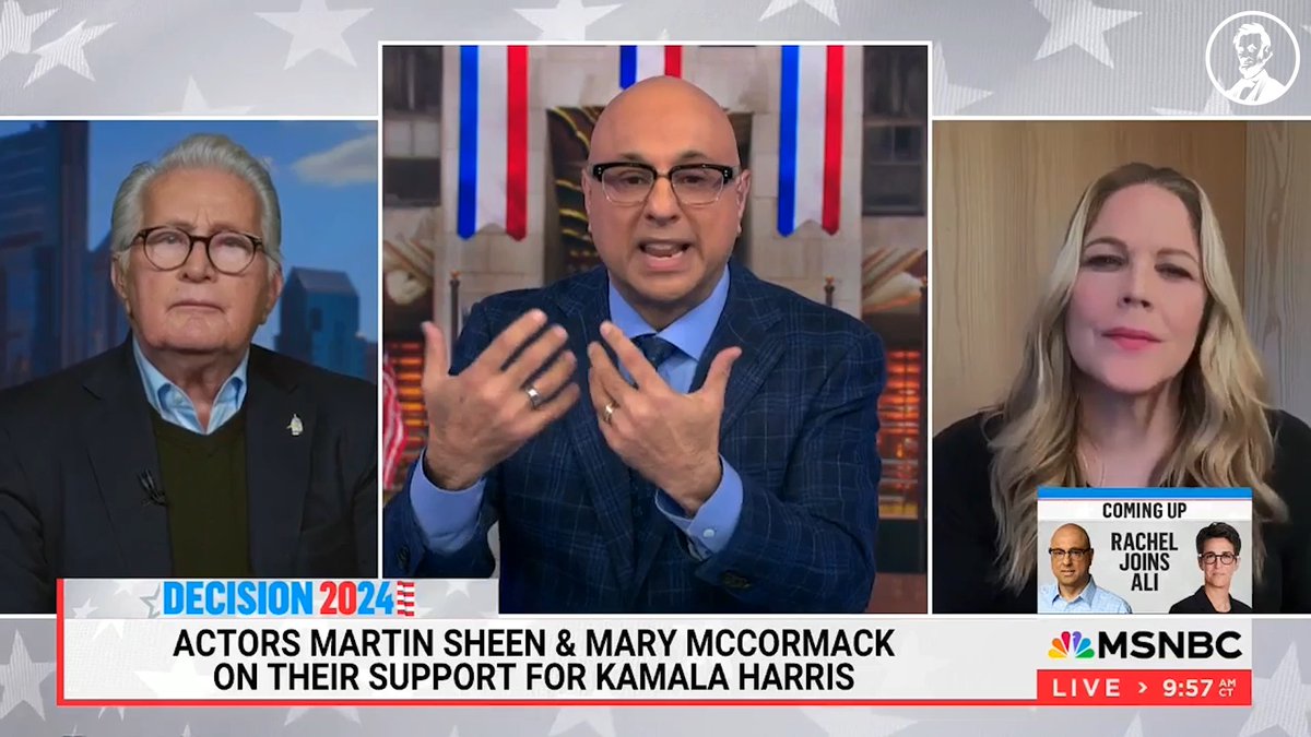 "We can't meet in the middle when we're talking about killing people...[or] when women aren't safe." There is no compromising with Trump's Republican party, say Mary McCormack and Martin Sheen on MSNBC.