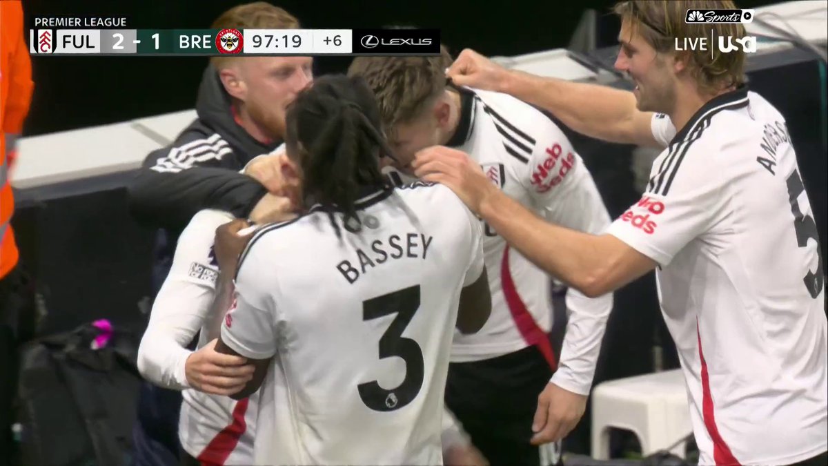 HARRY WILSON STRIKES AGAIN. FULHAM WIN IT IN THE FINAL SECONDS. ABSOLUTE SCENES AT CRAVEN COTTAGE.