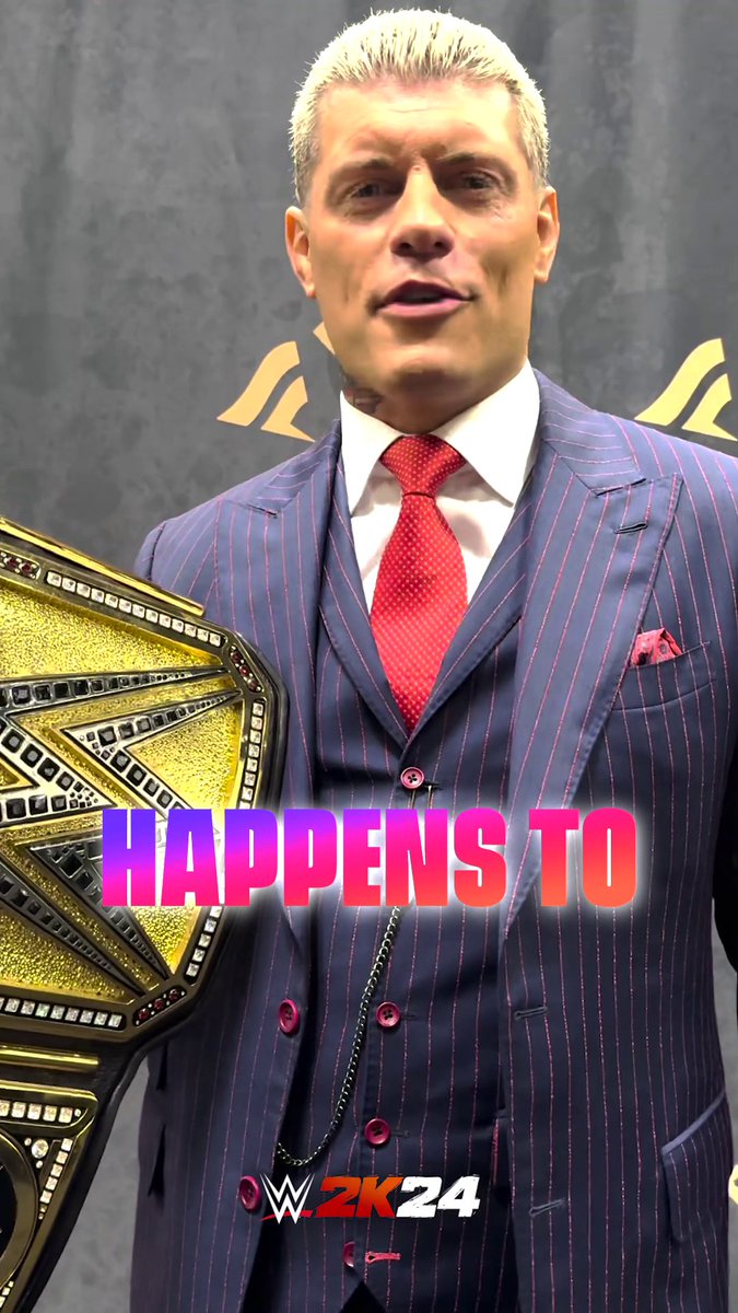 “No one deserves it more! 🥺” – Cody Rhodes on DDP joining the #WWE2K24 roster in the WCW pack!