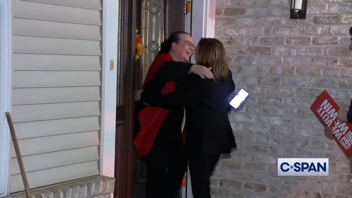 VP Harris knocking on doors in Reading, PA.