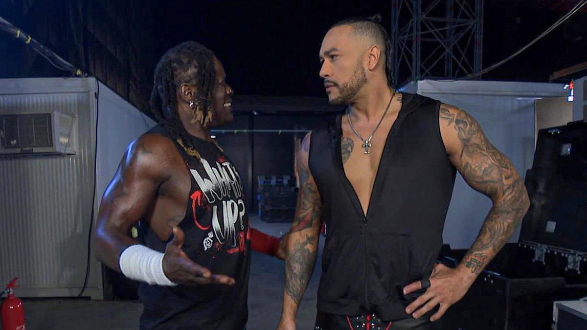 Meanwhile backstage on #WWERaw... Let's see what R-Truth is up to! 👀