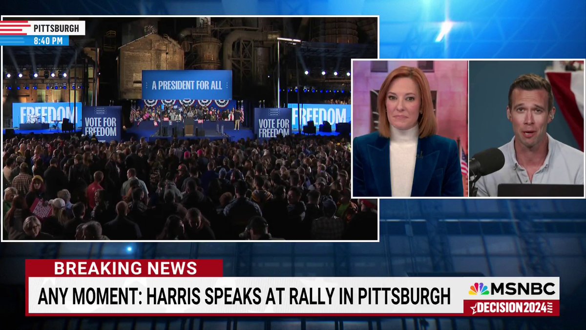 .Jon Favreau: “[Harris] had to walk the highest, narrowest tight-rope, and you can count maybe on one hand how many times that she stumbled in the 107 days of this campaign. What she has done is beyond remarkable… Donald Trump doesn’t even have a message right now.”