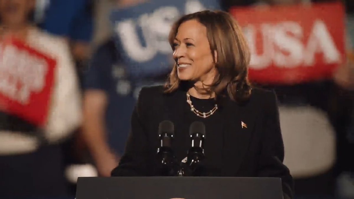 Vice President Harris: Are we ready to do this? Are we ready to vote? Are we ready to win? 🔥🔥🔥