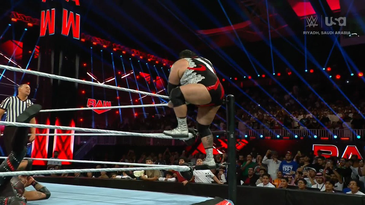 Main event forecast calls for a TSUNAMI!!! #WWERaw
