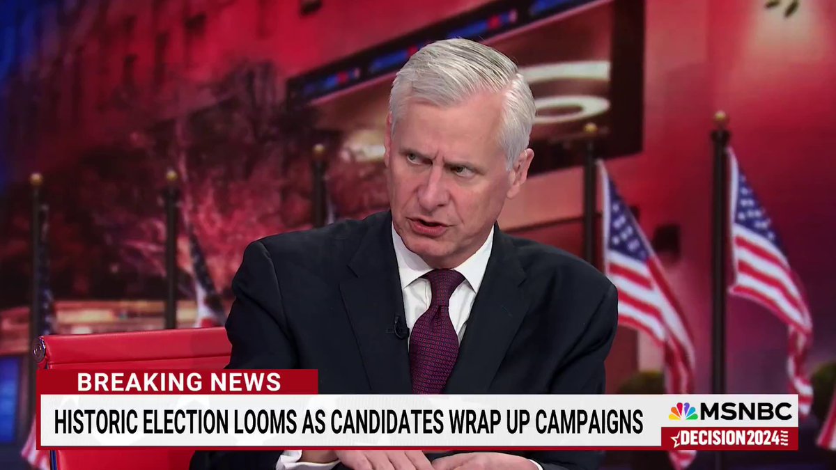 “Campaigns that we end up revering… are not ones where fingers are pointed, but where people extend a hand.” Historian Jon Meacham shares his final thoughts on the presidential campaign the night before the election.