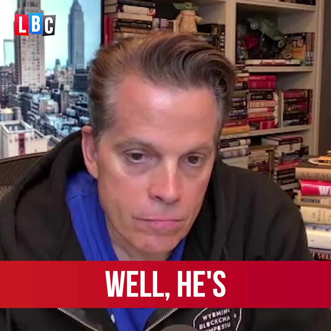 ‘The American people give him a pass on anything he says, but not his acolytes.’ Anthony Scaramucci says a turning point for why he thinks Donald Trump ‘is going to lose’ was the rally in New York, where a comedian called Puerto Rico a ‘floating pile of garbage’. Nick Ferrari
