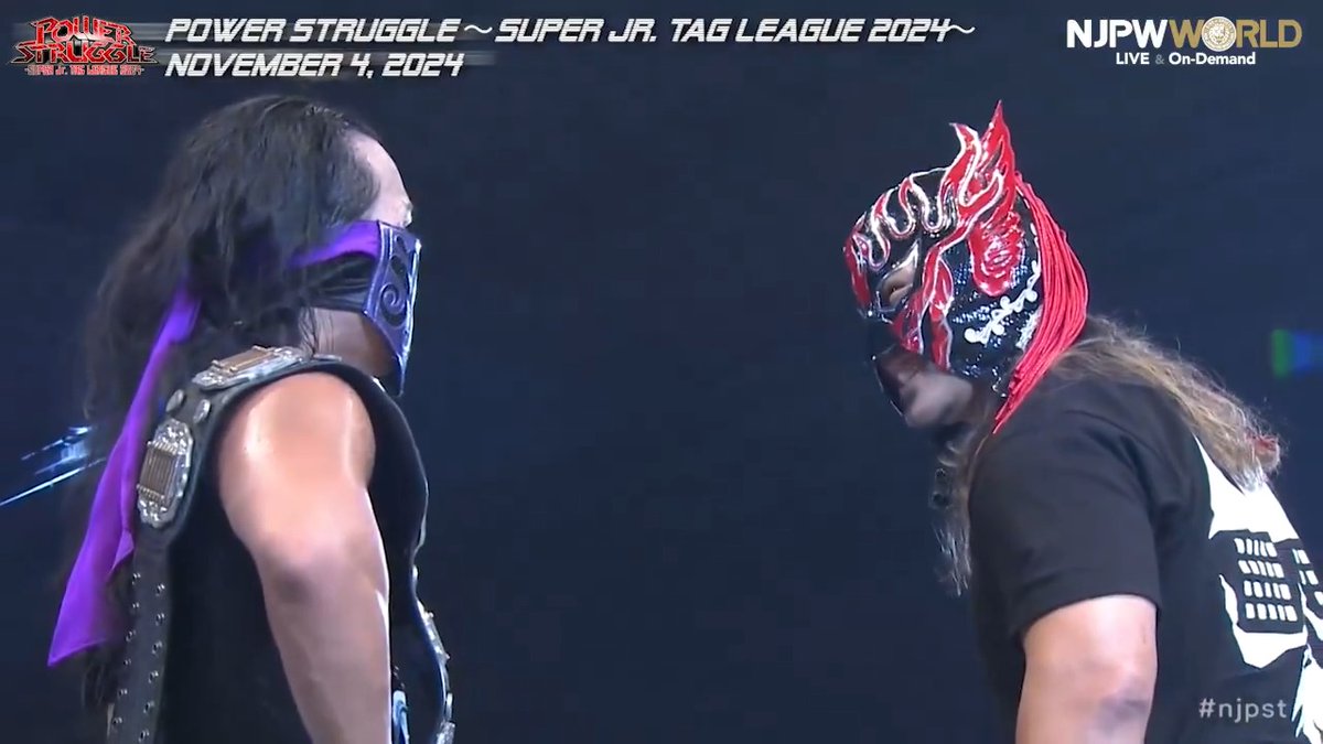 . DOUKI #Just5Guys . EL DESPERADO POWER STRUGGLE ～SUPER Jr. TAG LEAGUE 2024～(November. 4th, 2024) Backstage comments! Watch FREE｜無料公開中 ⇒ 11/4(月・祝) #njpst のBSコメントを #NJPWWORLD で無料公開中! #NJPW