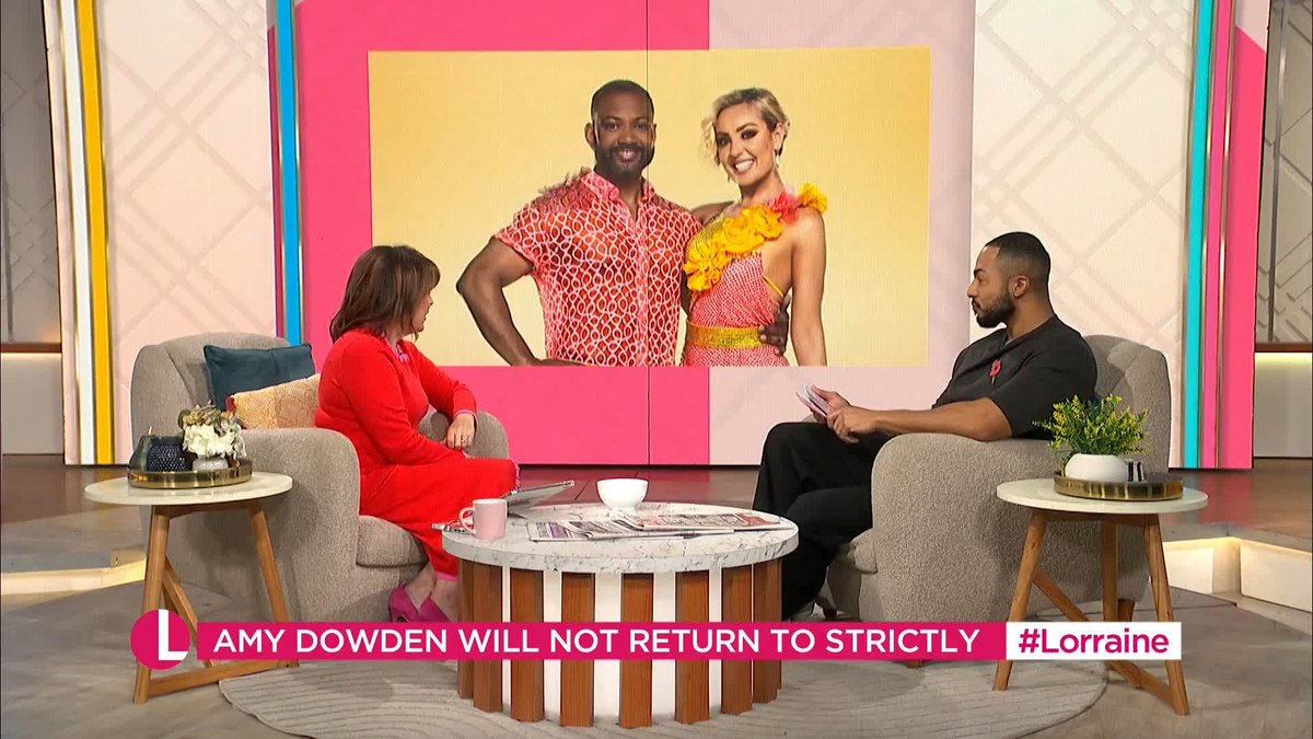 From everyone here at #Lorraine, we are sending Amy Dowden lots of love and wishing her a speedy recovery. ❤️