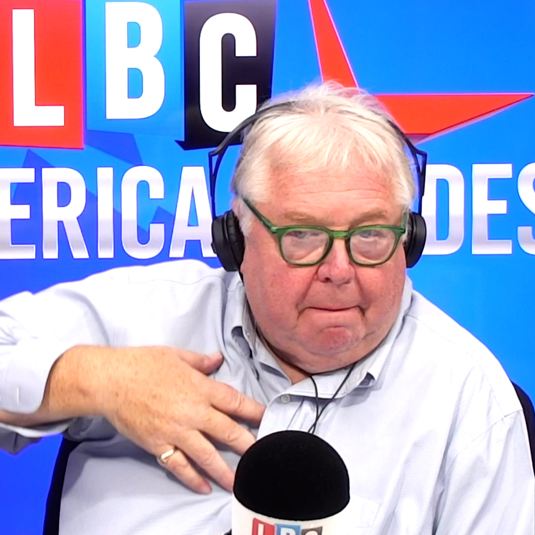 ‘He’s a rapist, he’s a self-confessed sex offender.’ “I find it incredible that people who call themselves Christians would vote for a man like Donald Trump.” Caller Dave tells Nick Ferrari that Donald Trump ‘should be in prison’ rather than the White House.