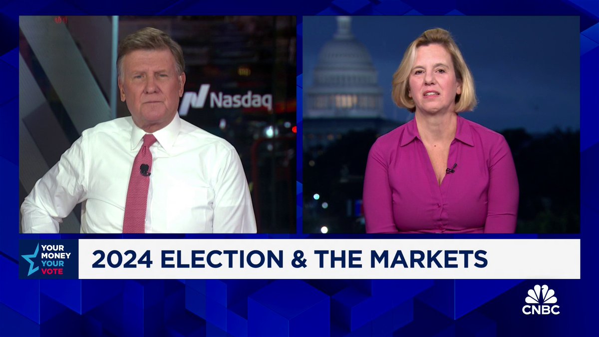 "If the Trump voter shows up historically beyond what they did in their polls, he's going to be the next president," says Sarah Bianchi. "The most important number is what percent of the vote is women," she says. "If it's 53, 54, 55%, that's very, very bullish for Harris."