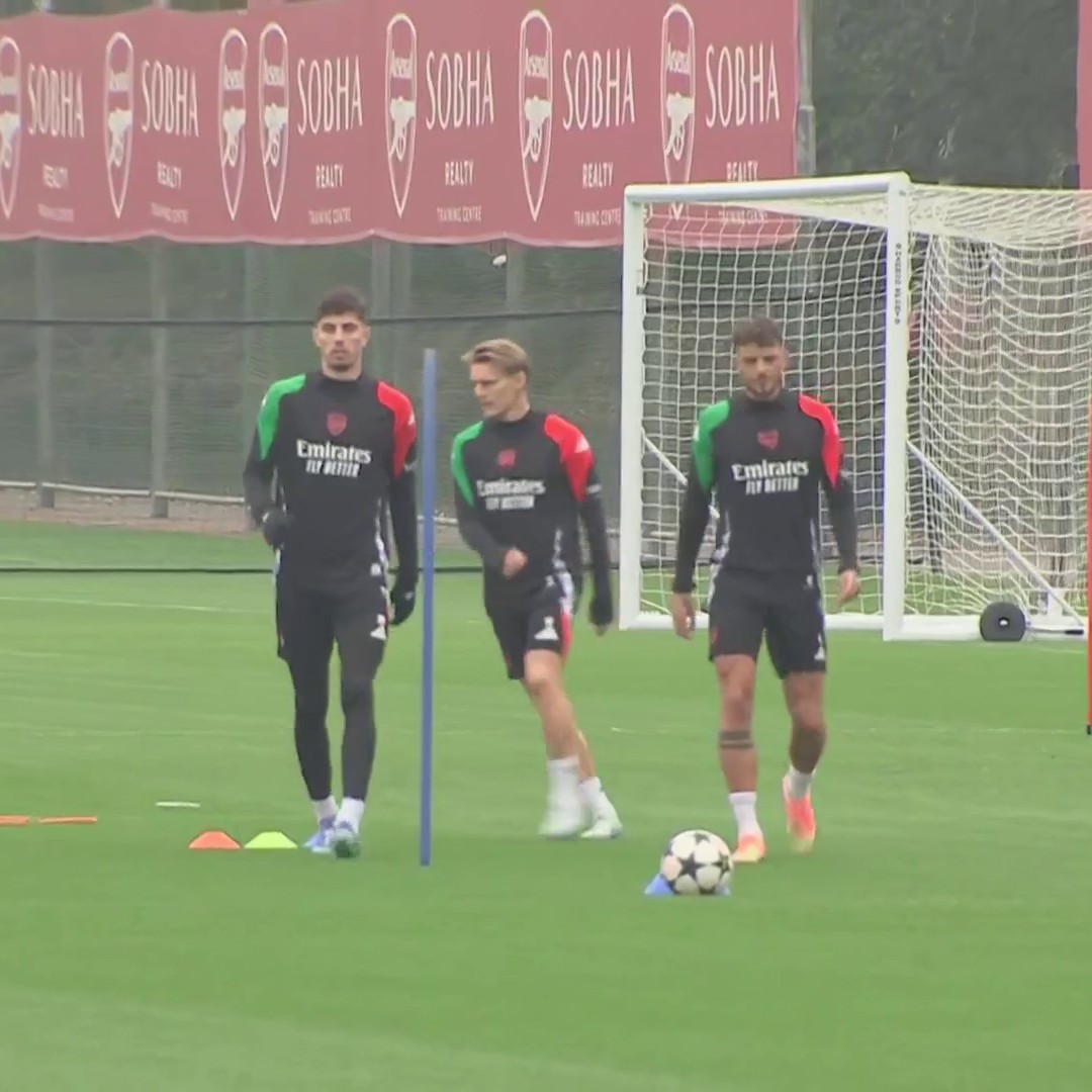 Martin Ødegaard back in full training. ✅